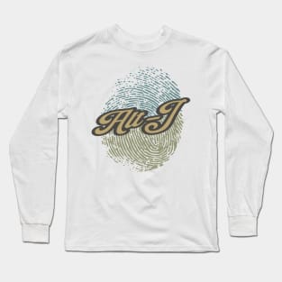 Alt-J Fingerprint Long Sleeve T-Shirt